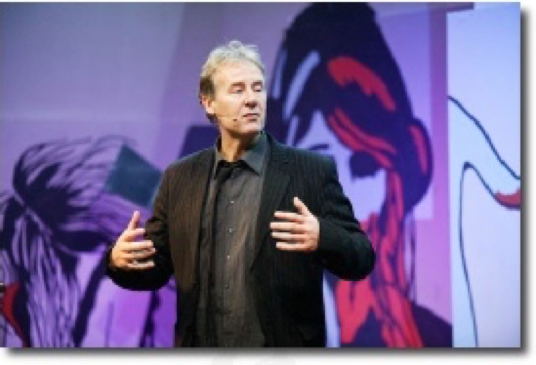 Ron Nansink during a Management training 250 captains of indudtry.