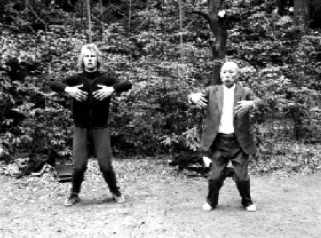 Sawai sensei and Ron Nansink ritsuzen posture. 